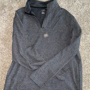 Men’s Van Heusen Dark Gray Quarter Zip Pullover